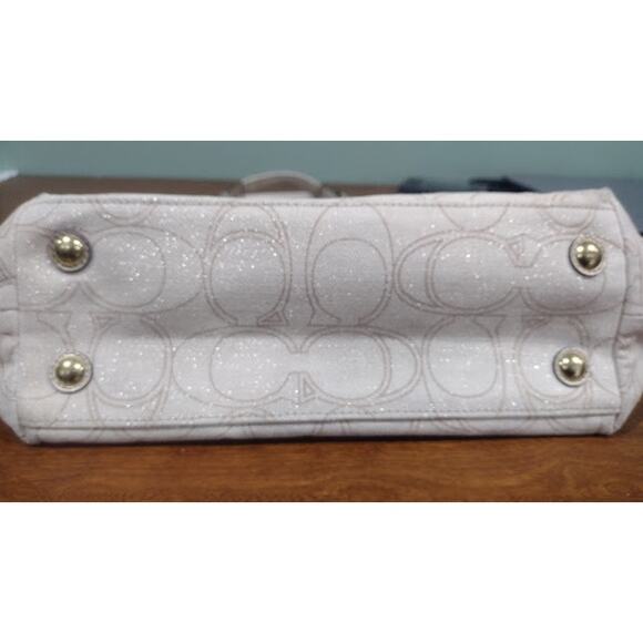 Coach Penelope Canvas Bag, Cream and Gold - Picture 5 of 13